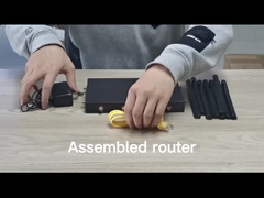 Router dual del lte del gigabit 5g de la fuente de alimentación de la ayuda 48V POE del router del wifi de la banda 5g de WS1218 1200Mbps